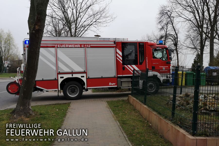 Brandschutzübung in der Kita Gallun